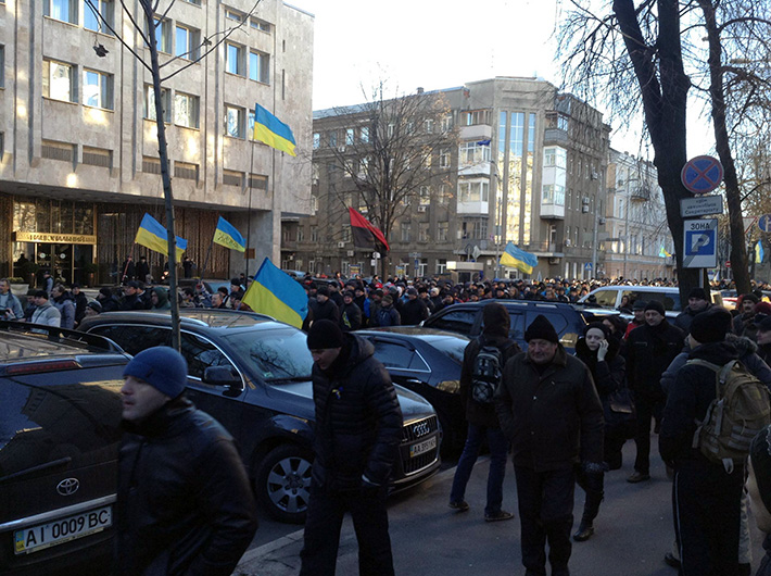 Хроники Евромайдана. Проигранная битва за Кабинет министров (Фоторепортаж)