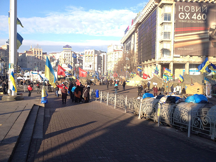 Хроники Евромайдана. Безлюдный понедельник (Фоторепортаж) Хроники Евромайдана. Безлюдный понедельник (Фоторепортаж)