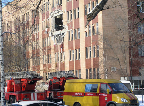 Взрыв больницы в Луганске