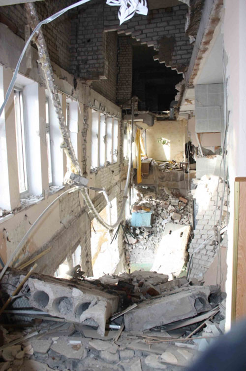 Взрыв больницы в Луганске-3